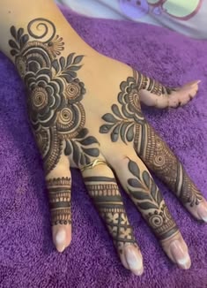 back hand arabic mehndi design
