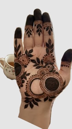 easy arabic mehndi design front hand simple and beautiful