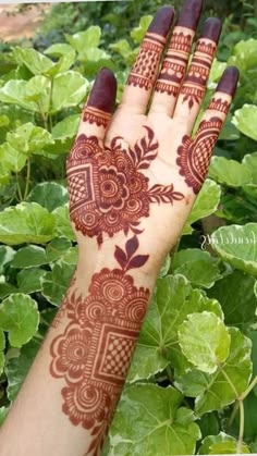 easy arabic mehndi design front hand simple and beautiful