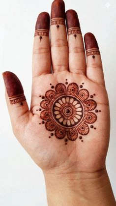 easy arabic mehndi design front hand simple and beautiful