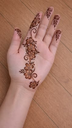easy arabic mehndi design front hand simple and beautiful