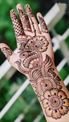 easy arabic mehndi design front hand simple and beautiful