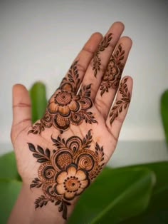 easy arabic mehndi design front hand simple and beautiful