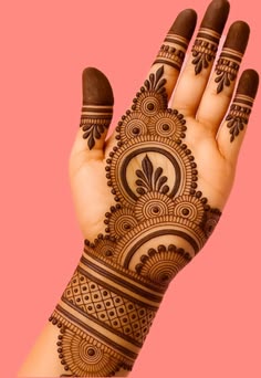 easy arabic mehndi design front hand simple and beautiful