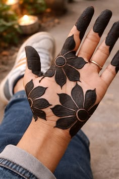 easy arabic mehndi design front hand simple and beautiful