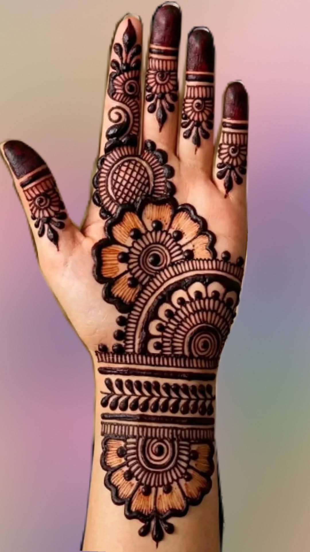 easy arabic mehndi design front hand simple and beautiful