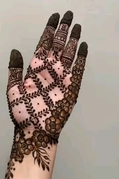 easy arabic mehndi design front hand simple and beautiful