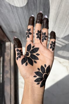 easy arabic mehndi design front hand simple and beautiful