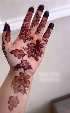 easy arabic mehndi design front hand simple and beautiful