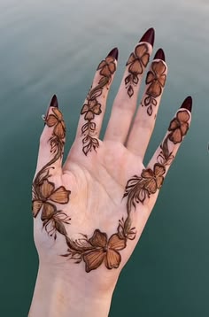 easy arabic mehndi design front hand simple and beautiful