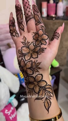 easy arabic mehndi design front hand simple and beautiful