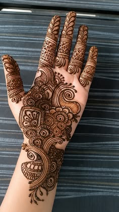 easy arabic mehndi design front hand simple and beautiful