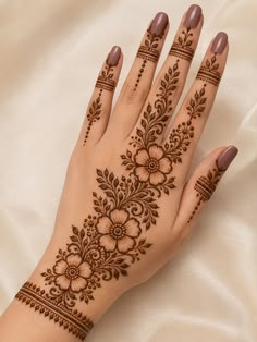 simple arabic mehndi design