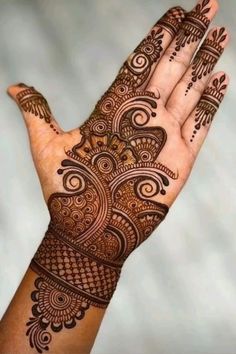 simple arabic mehndi design