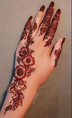simple arabic mehndi design