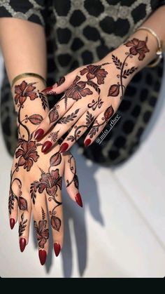 simple arabic mehndi design