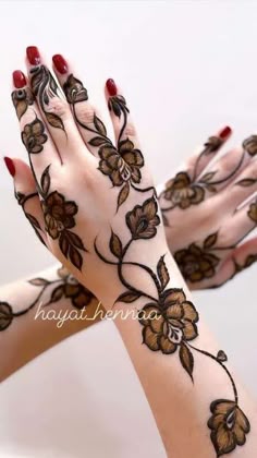 simple arabic mehndi design