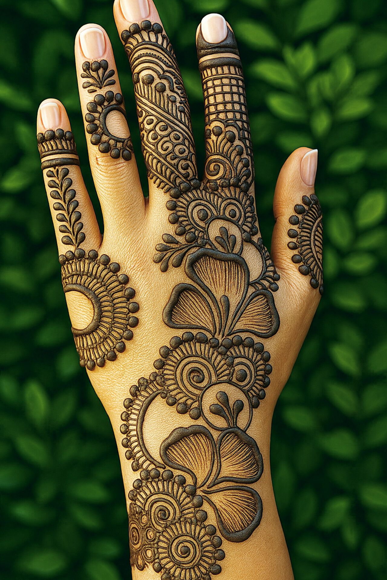 simple arabic mehndi design