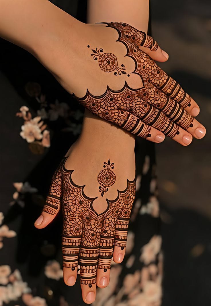 simple arabic mehndi design