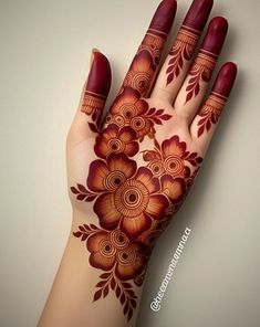 simple arabic mehndi design