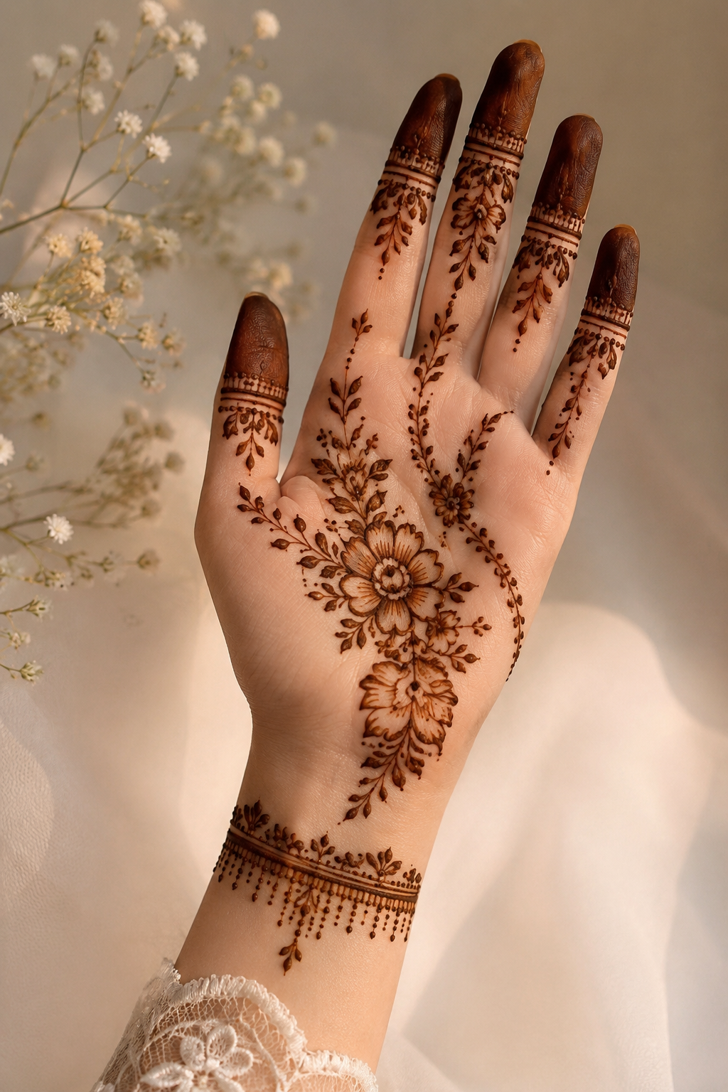 simple arabic mehndi design