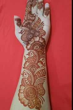 simple arabic mehndi design
