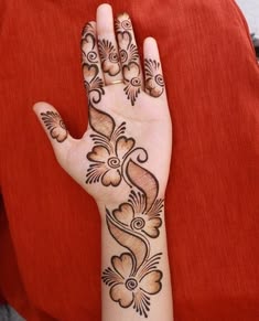 simple arabic mehndi design