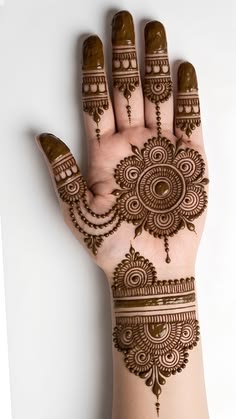 simple arabic mehndi design