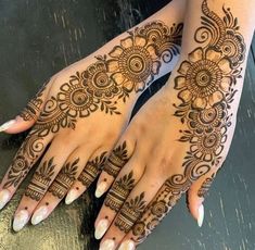 simple arabic mehndi design