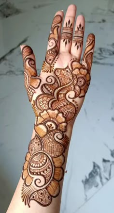 simple arabic mehndi design