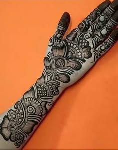 simple arabic mehndi design