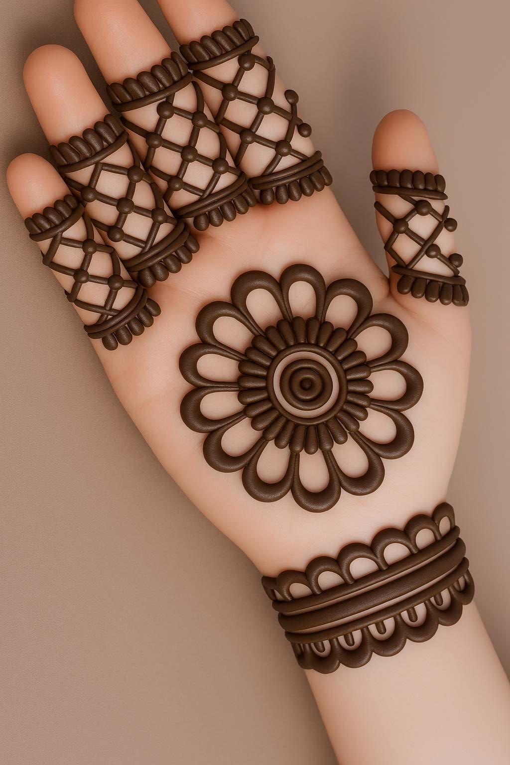 simple arabic mehndi design