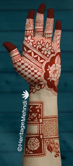 stylish teej mehndi designs