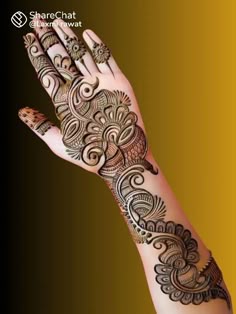 stylish teej mehndi designs