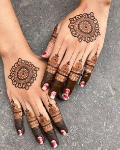 stylish teej mehndi designs