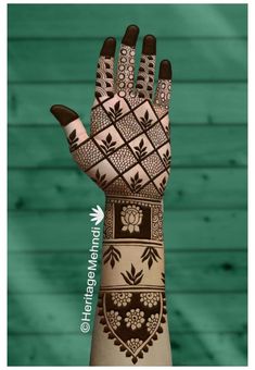 stylish teej mehndi designs