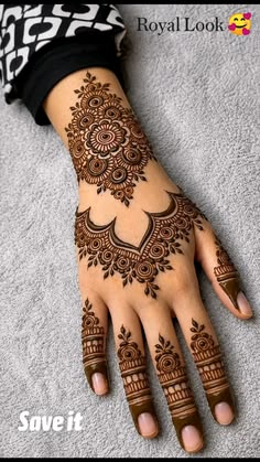 stylish teej mehndi designs