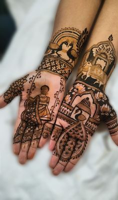 stylish teej mehndi designs